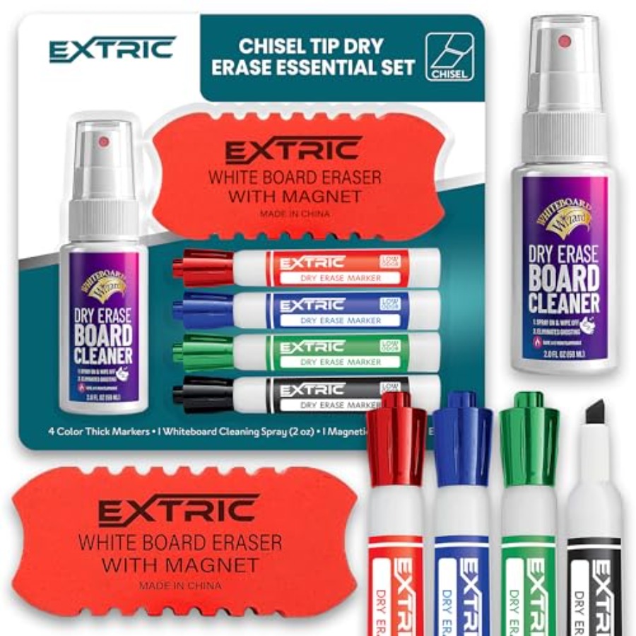 Whiteboard Marker Set - Набор маркеров для сухого стирания, 4