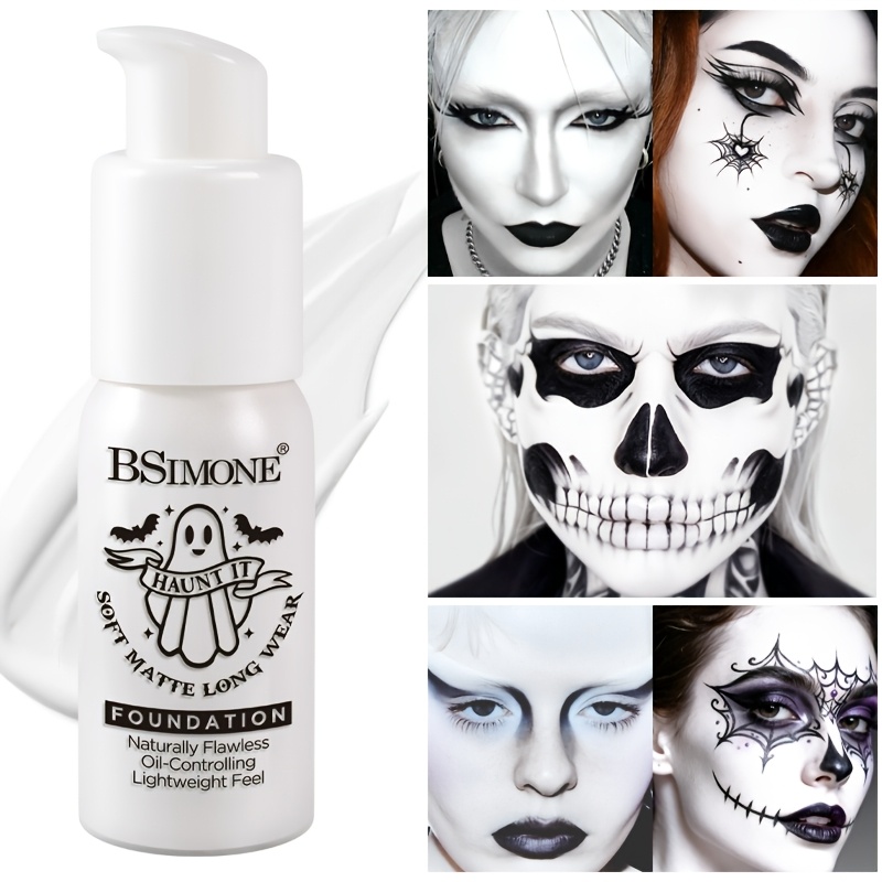Correction Fluid White - Белая жидкая тональная основа, матовая стойкая